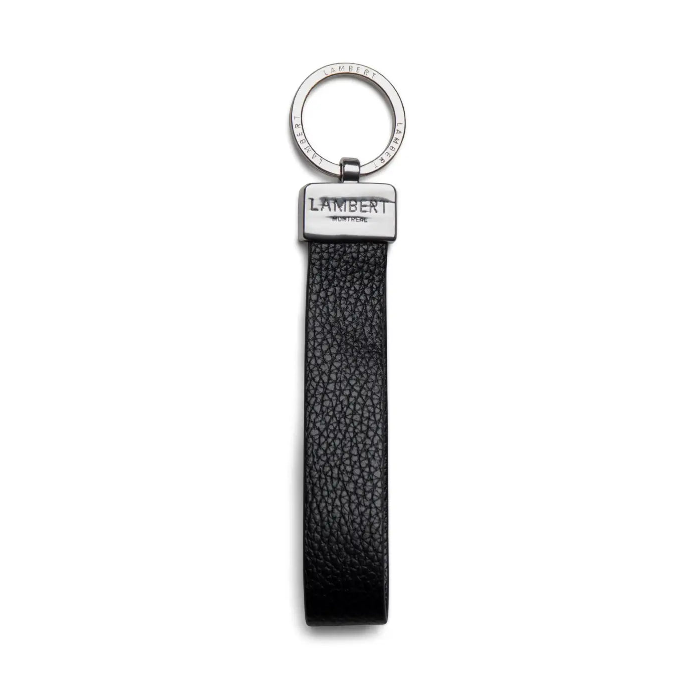 Porte-cles-en-cuir-vegan-Lambert-CALI-Noir.webp