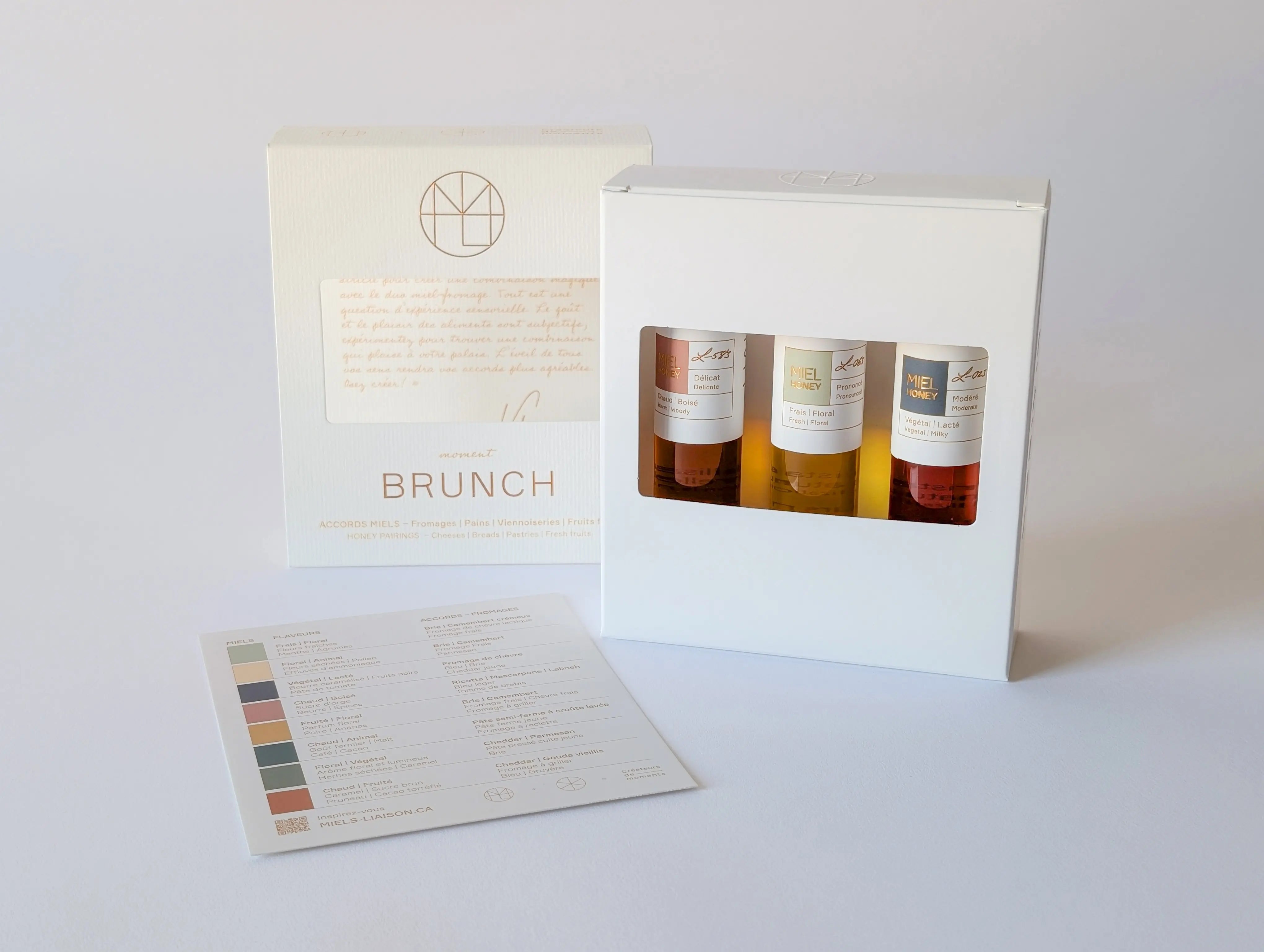 Brunch or Aperitif Honey Trio Gift Set