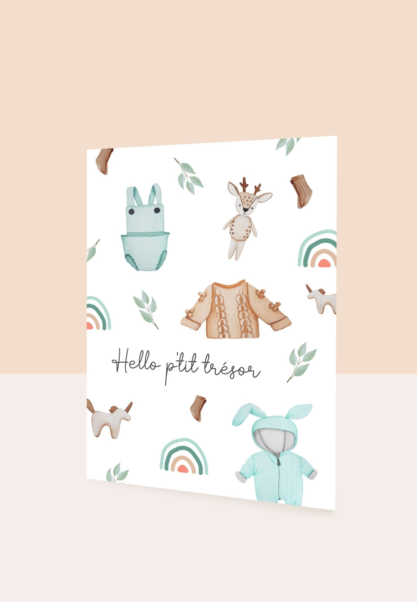 Mother's Day Greeting Cards - I love you mom (citrus)