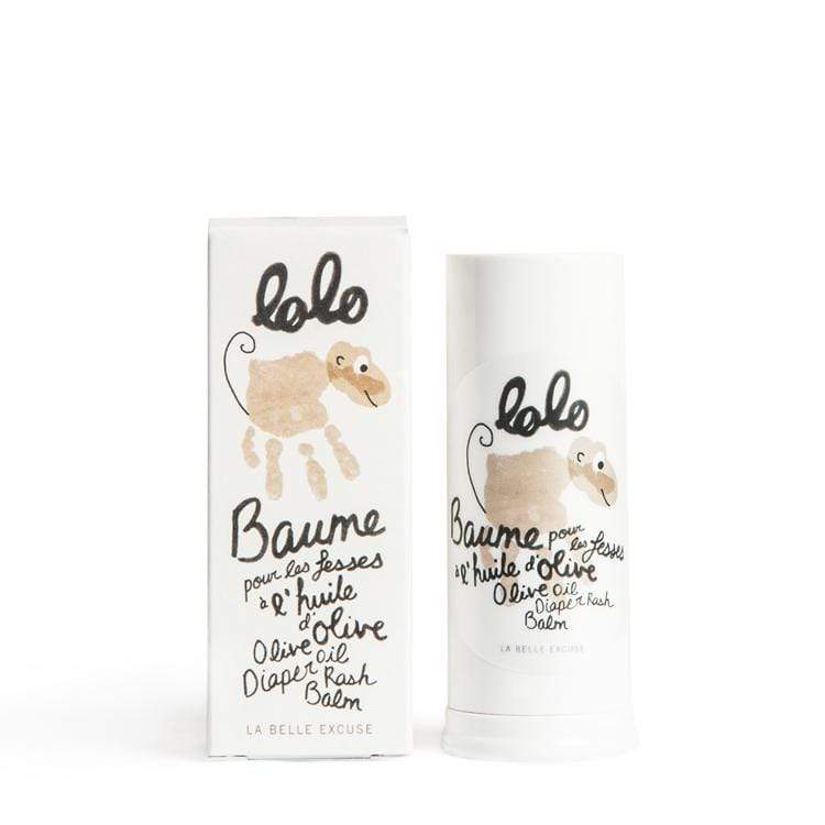 Baume pour les fesses à l'huile d'olive pour bébés et enfants de lolo et moi 17,8 g